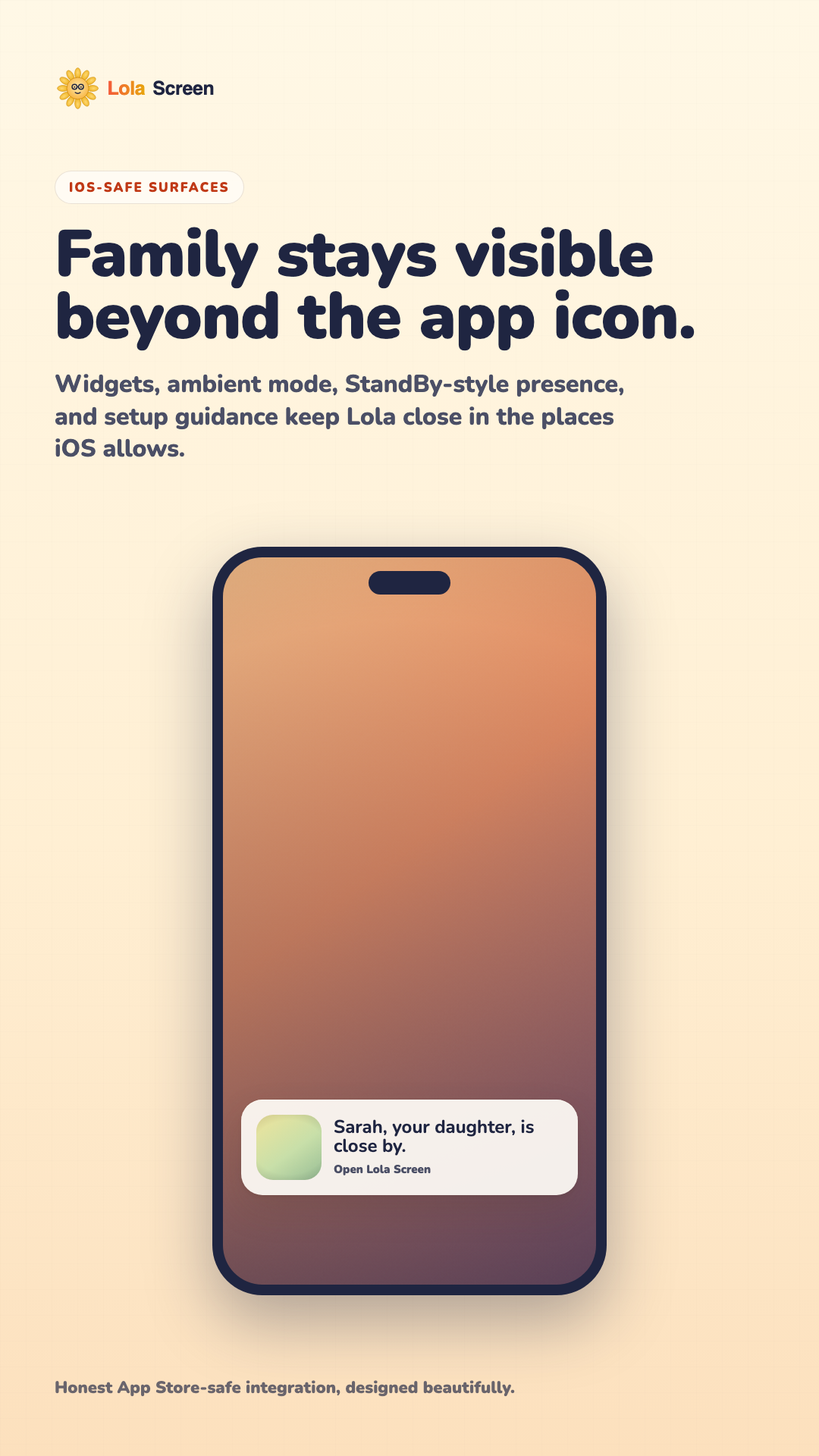 LolaScreen iOS surfaces screenshot